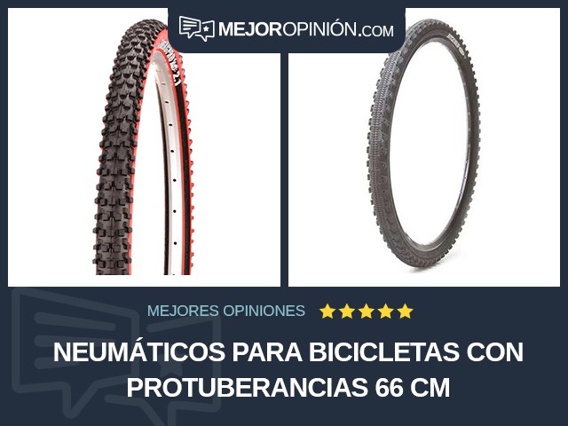 Neumáticos para bicicletas Con protuberancias 66 cm