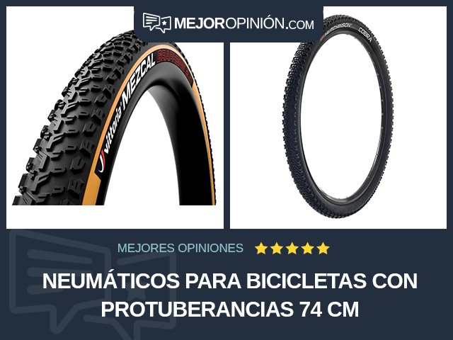 Neumáticos para bicicletas Con protuberancias 74 cm