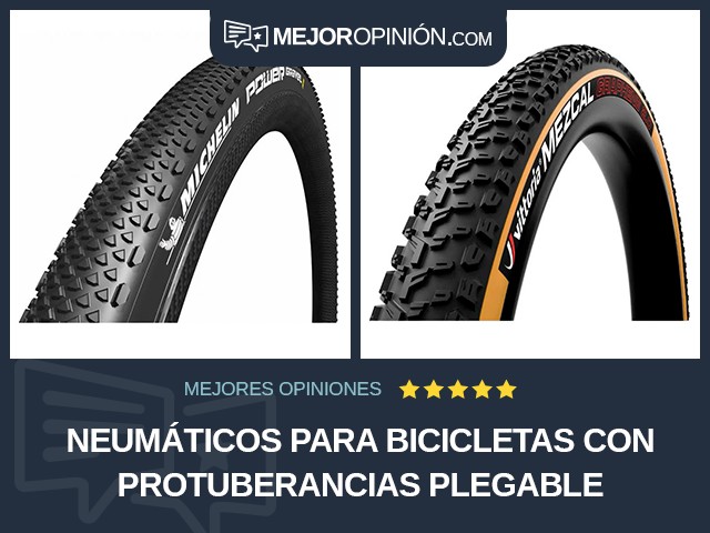 Neumáticos para bicicletas Con protuberancias Plegable