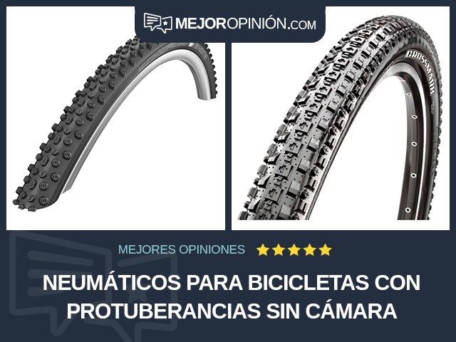 Neumáticos para bicicletas Con protuberancias Sin cámara