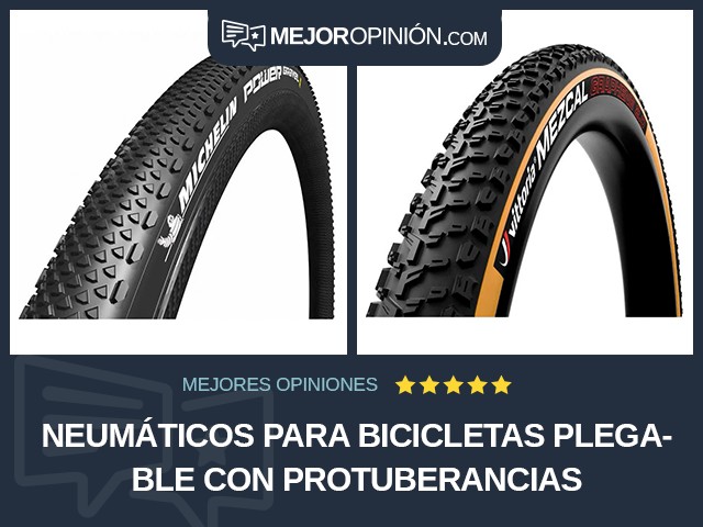 Neumáticos para bicicletas Plegable Con protuberancias