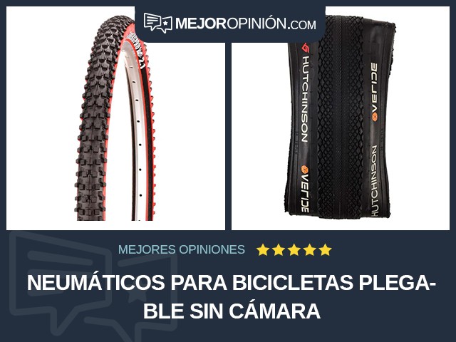 Neumáticos para bicicletas Plegable Sin cámara