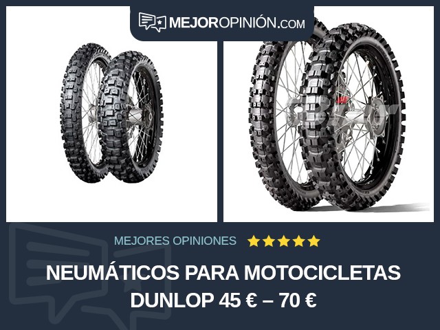 Neumáticos para motocicletas Dunlop 45 € – 70 €