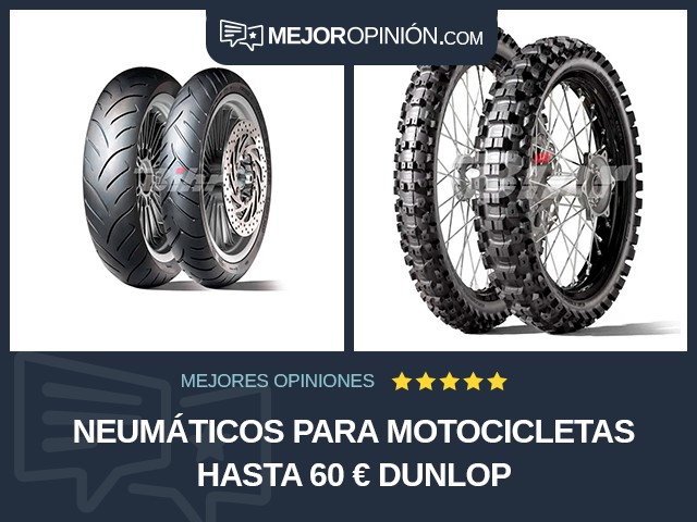 Neumáticos para motocicletas Hasta 60 € Dunlop