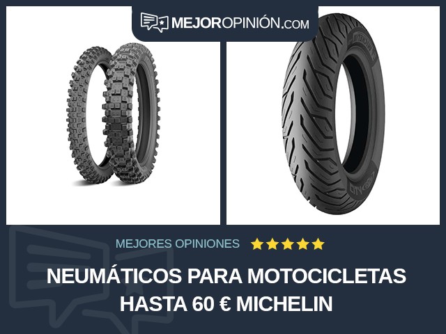 Neumáticos para motocicletas Hasta 60 € Michelin