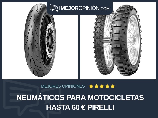 Neumáticos para motocicletas Hasta 60 € Pirelli