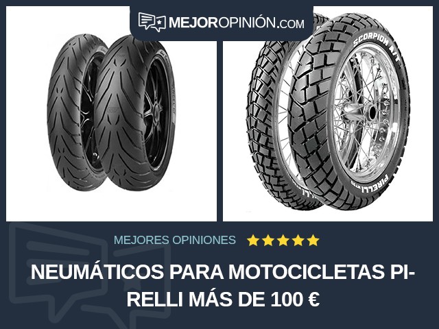 Neumáticos para motocicletas Pirelli Más de 100 €