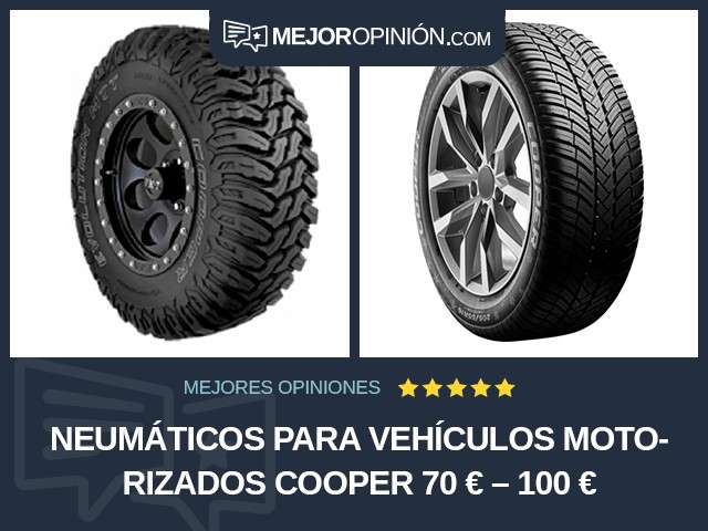 Neumáticos para vehículos motorizados Cooper 70 € – 100 €