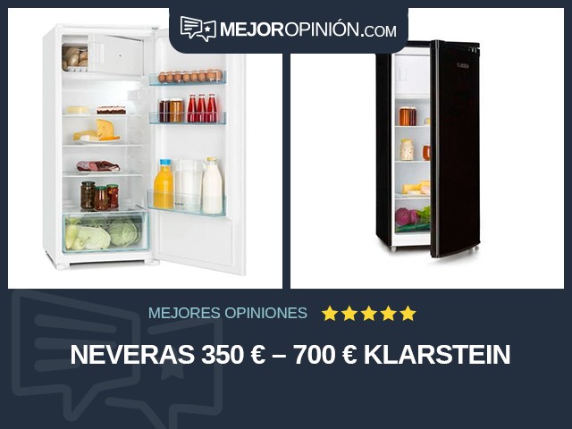 Neveras 350 € – 700 € Klarstein