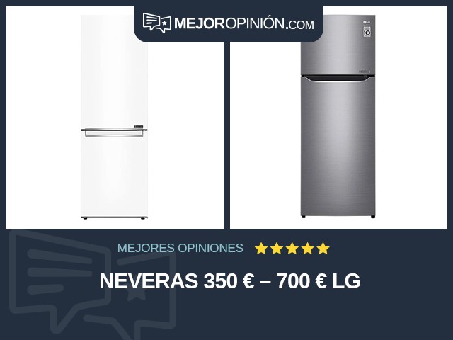 Neveras 350 € – 700 € LG