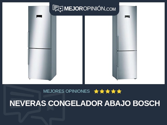 Neveras Congelador abajo Bosch