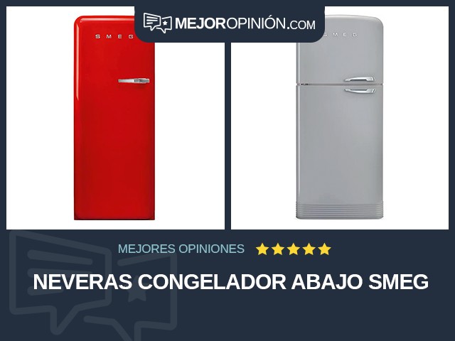 Neveras Congelador abajo Smeg