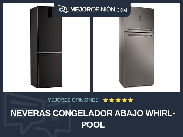 Neveras Congelador abajo Whirlpool