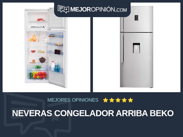 Neveras Congelador arriba Beko