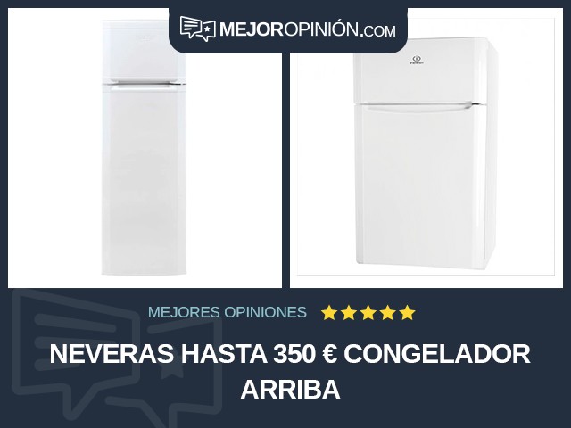 Neveras Hasta 350 € Congelador arriba