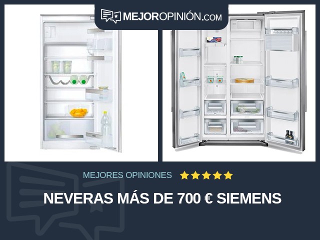 Neveras Más de 700 € Siemens