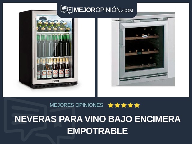 Neveras para vino Bajo encimera Empotrable