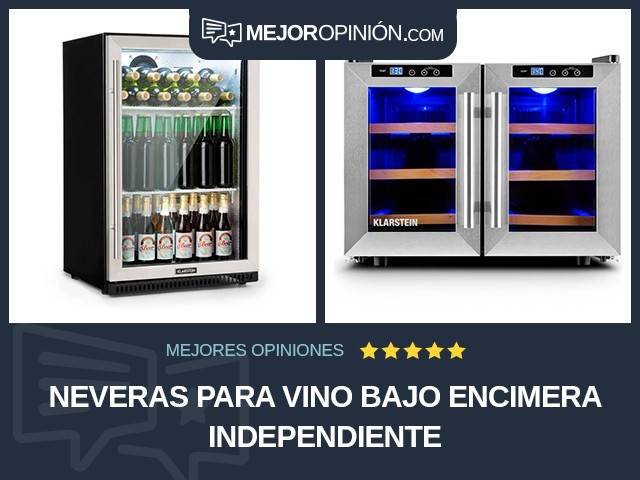 Neveras para vino Bajo encimera Independiente