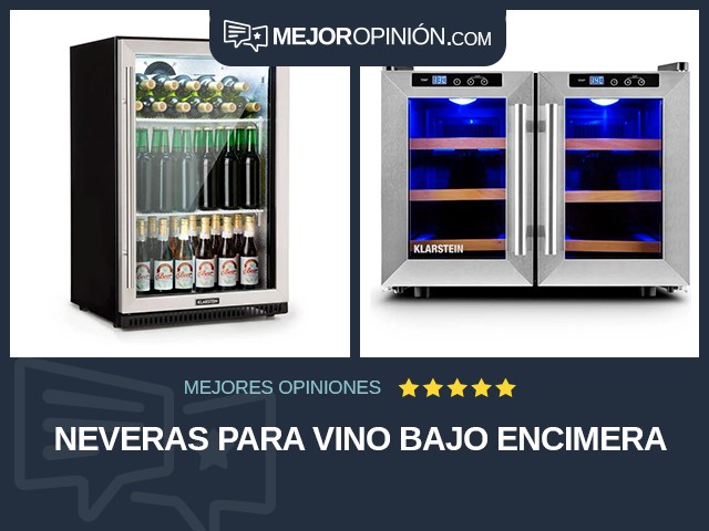 Neveras para vino Bajo encimera