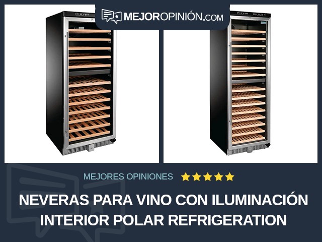 Neveras para vino Con iluminación interior Polar Refrigeration