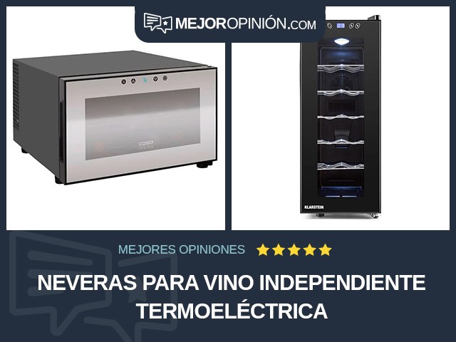 Neveras para vino Independiente Termoeléctrica