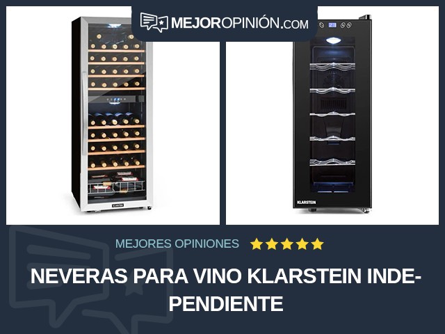 Neveras para vino Klarstein Independiente