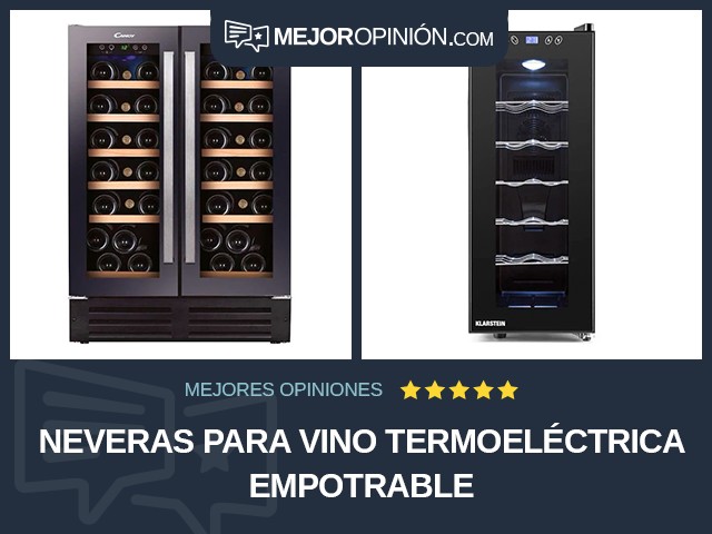 Neveras para vino Termoeléctrica Empotrable