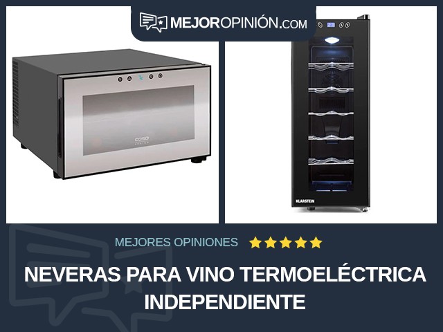 Neveras para vino Termoeléctrica Independiente