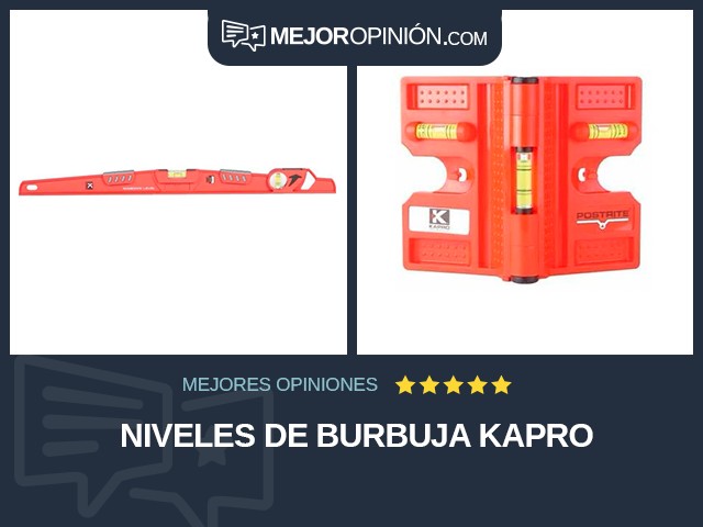 Niveles de burbuja Kapro