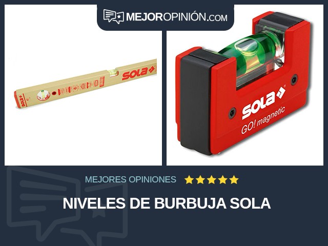 Niveles de burbuja SOLA