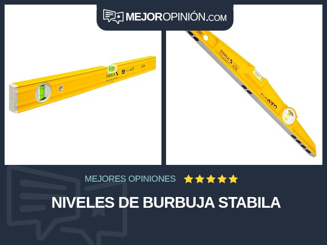 Niveles de burbuja Stabila