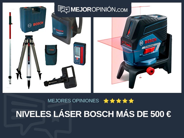 Niveles láser Bosch Más de 500 €