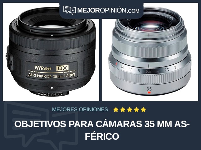 Objetivos para cámaras 35 mm Asférico