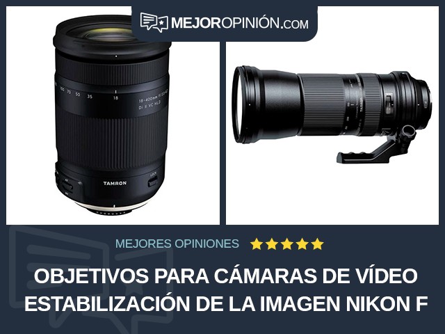 Objetivos para cámaras de vídeo Estabilización de la imagen Nikon F