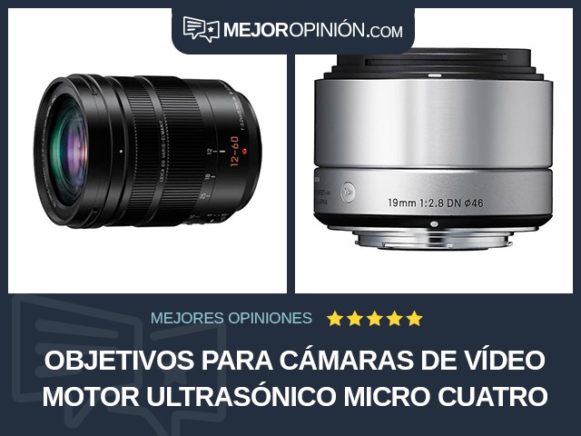 Objetivos para cámaras de vídeo Motor ultrasónico Micro Cuatro Tercios