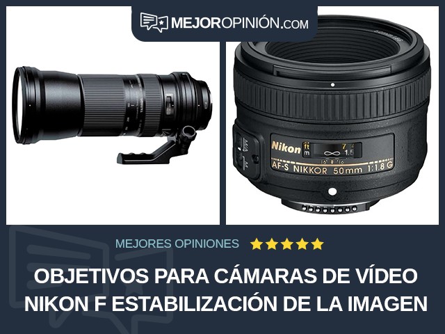 Objetivos para cámaras de vídeo Nikon F Estabilización de la imagen