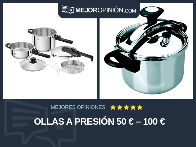 Ollas a presión 50 € – 100 €