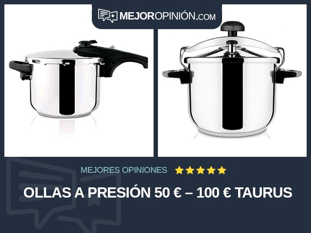 Ollas a presión 50 € – 100 € Taurus