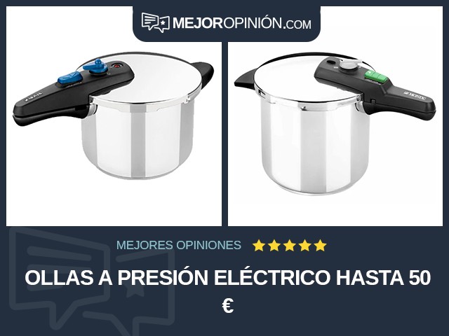 Ollas a presión Eléctrico Hasta 50 €