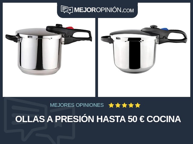 Ollas a presión Hasta 50 € Cocina