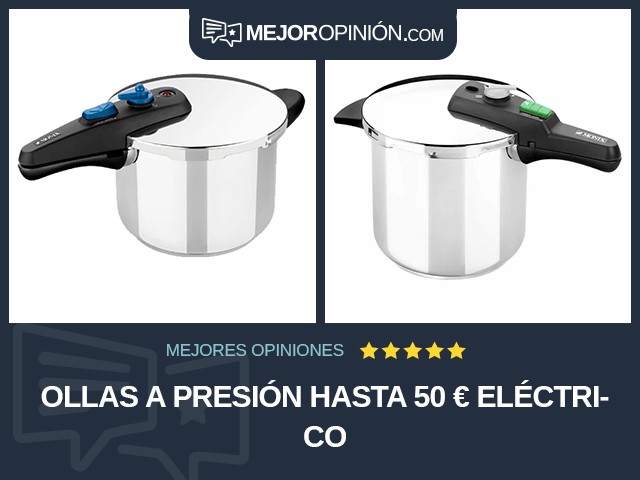 Ollas a presión Hasta 50 € Eléctrico