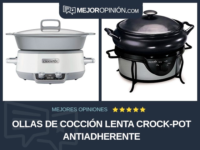 Ollas de cocción lenta Crock-Pot Antiadherente