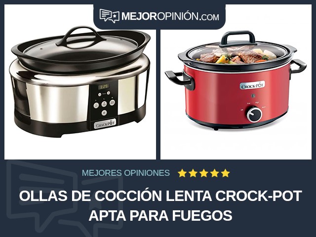 Ollas de cocción lenta Crock-Pot Apta para fuegos