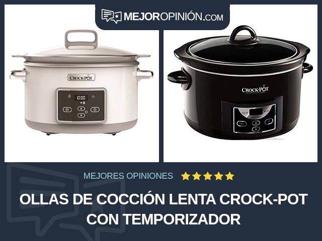 Ollas de cocción lenta Crock-Pot Con temporizador