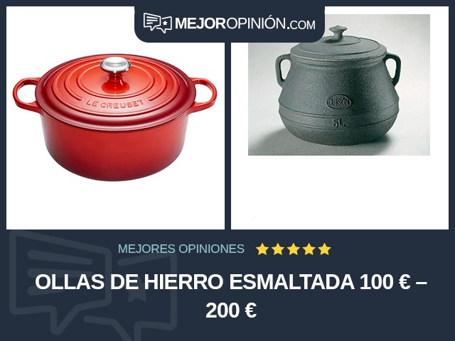 Ollas de hierro Esmaltada 100 € – 200 €