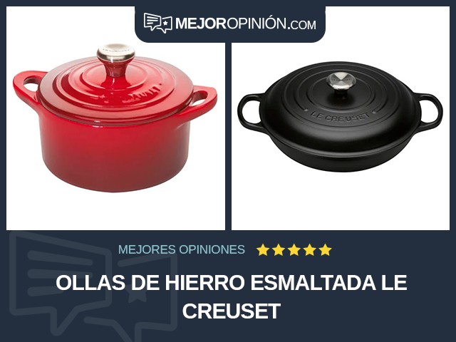 Ollas de hierro Esmaltada Le Creuset