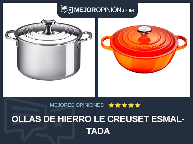 Ollas de hierro Le Creuset Esmaltada