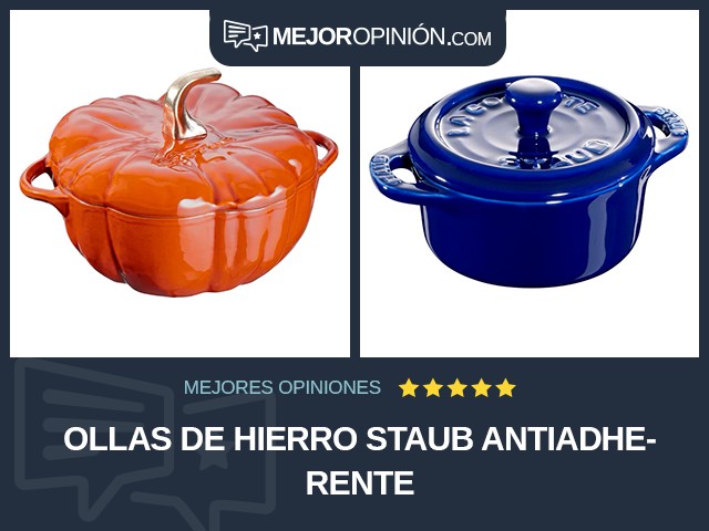 Ollas de hierro Staub Antiadherente