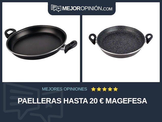 Paelleras Hasta 20 € Magefesa