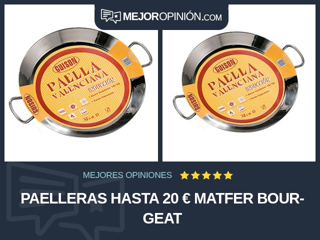 Paelleras Hasta 20 € Matfer Bourgeat